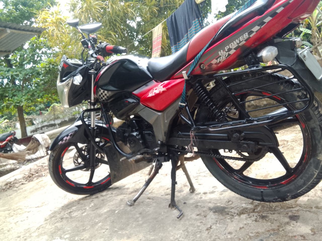 Zaraa 110cc bike sell hobe